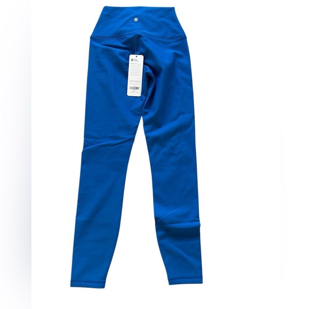 CRZ YOGA Fleece Lined Soft Leggings, Sparkle Blue, Size XS, NWT - Picture 4 of 8